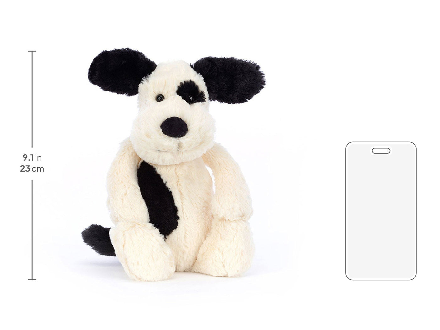 Bashful Black & Cream Puppy