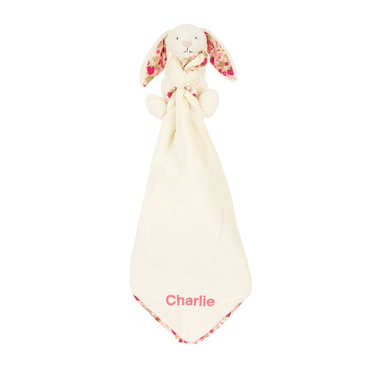 Personalized Blossom Cream Bunny 'Berry' Soother