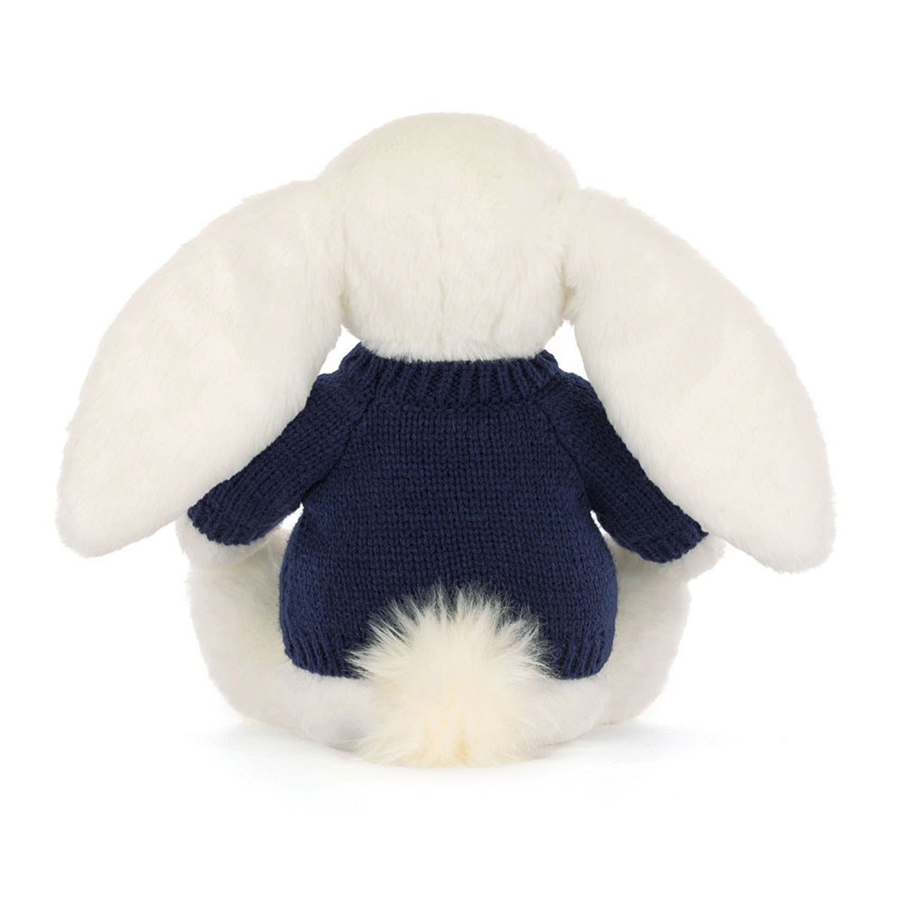 Bashful Luxe Bunny Luna with Personalized Navy Jumper