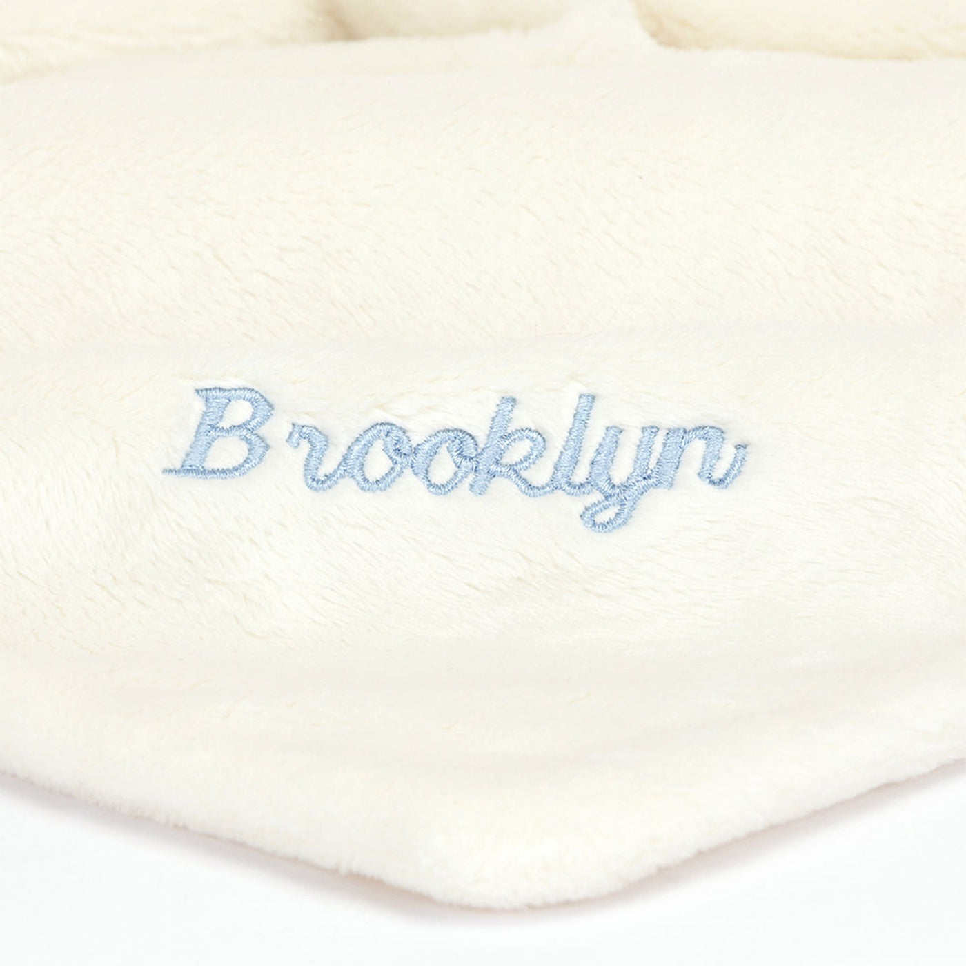 Personalized Bashful Black & Cream Puppy Soother
