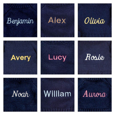 Bashful Luxe Bunny Scarlett with Personalized Navy Jumper