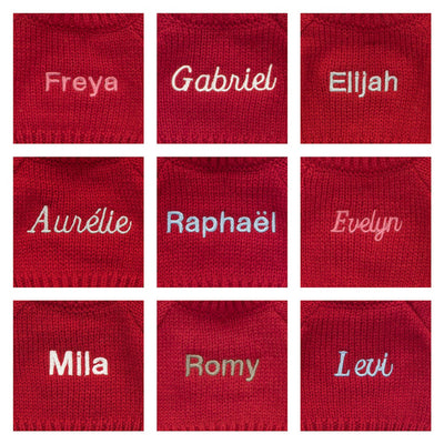 Bartholomew Bear with Personalized Red Jumper