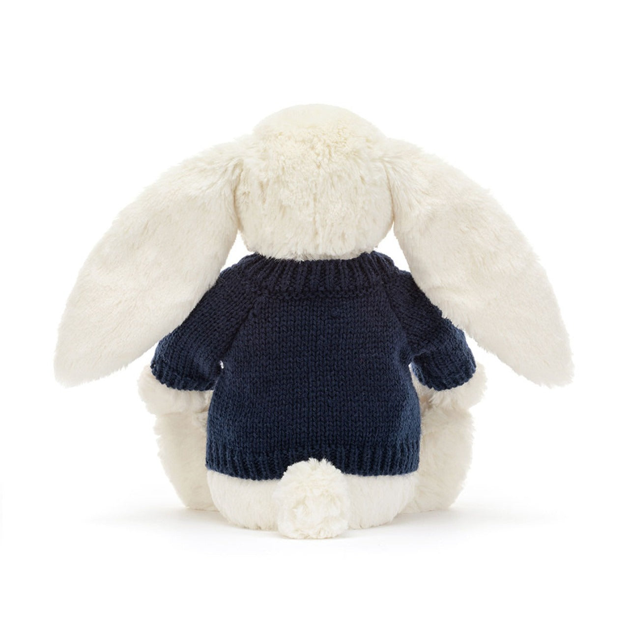 Blossom Cream Bunny 'Berry' with Personalized Navy Jumper