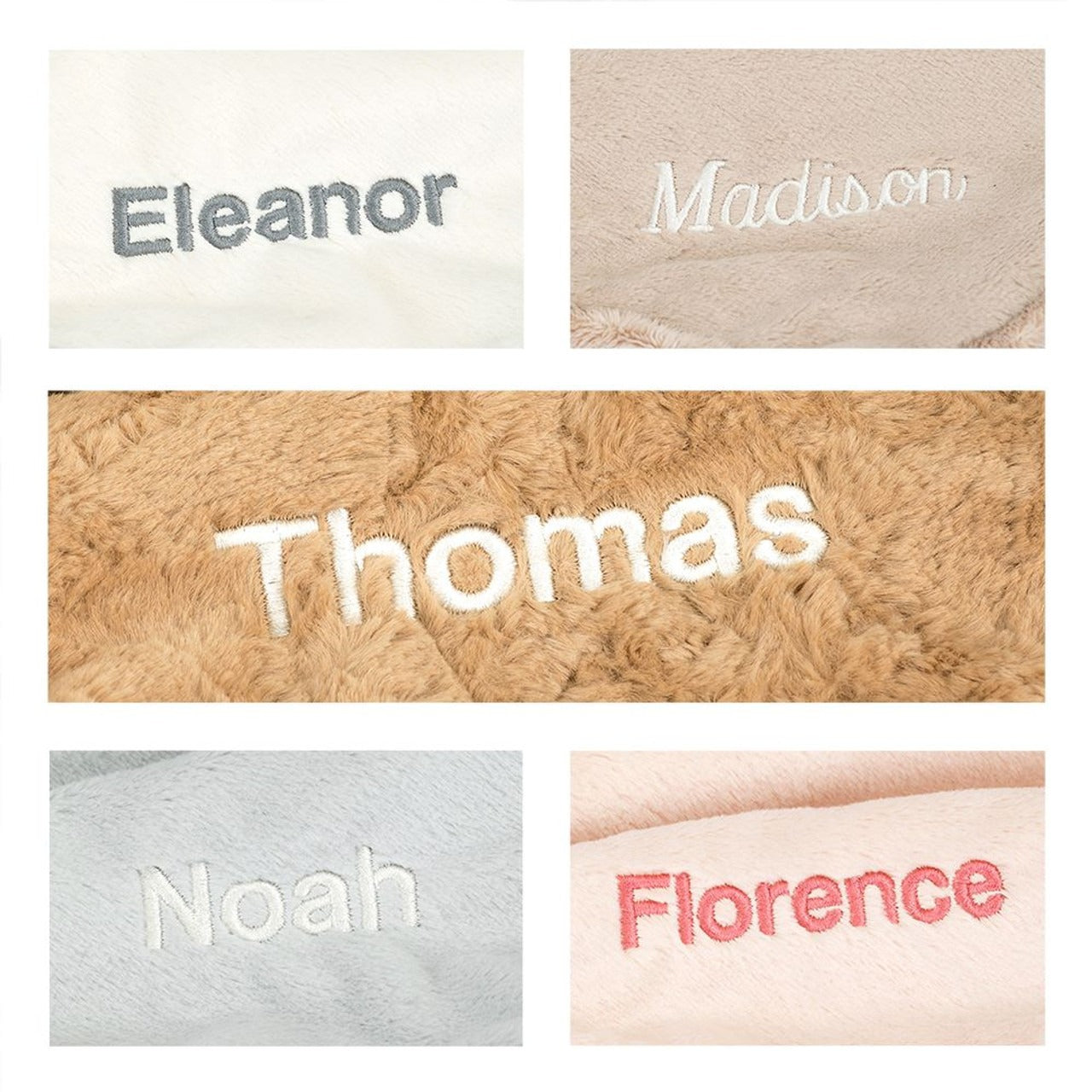 Personalized Bashful Black & Cream Puppy Blankie