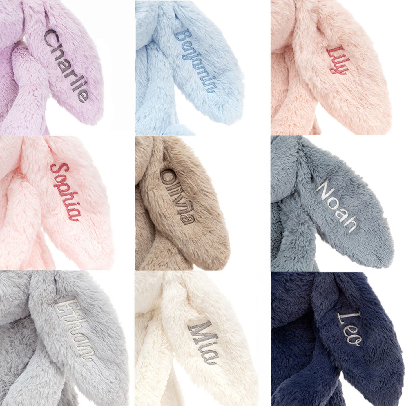 Personalized Bashful Viola Bunny Medium